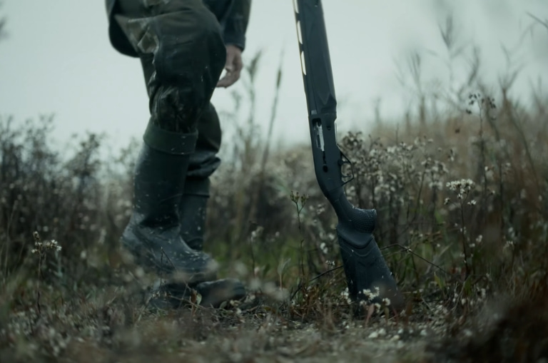 Beretta A400 Solo durante una jornada de caza