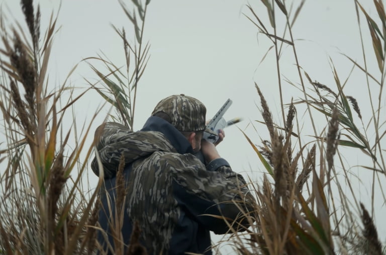 Beretta A400 Solo utilizada durante una jornada de caza de aves